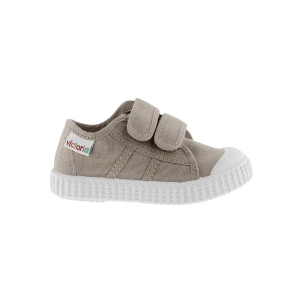 Victoria Shoes Canvas Straps Basketball Sneakers - Beige