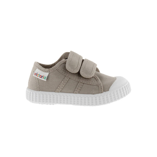 Victoria Shoes Canvas Straps Basketball Sneakers - Beige