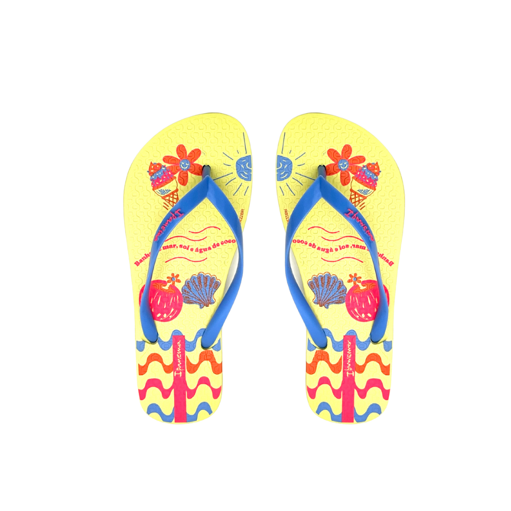 Sandalias Ipanema Joy Kids Yellow/Blue