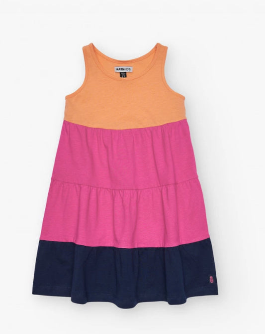 TucTuc NK Honolulu Vestido para niña es varios colores con tirantes anchos