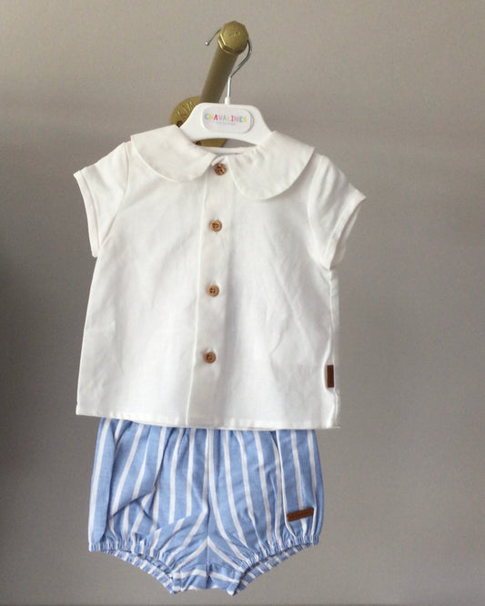 Cocote Baby & Kids Boy Blouse And Short 2P Set