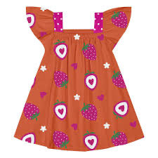 Kyly Vestido Infantil Fresas / Corazones Ref. 1000509