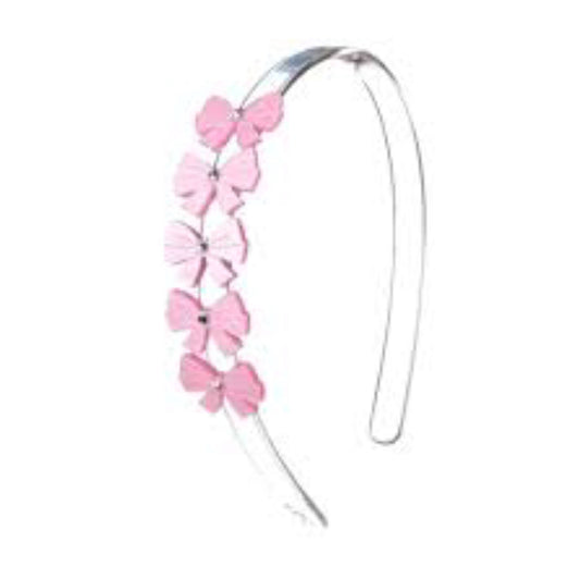 Lilies & Roses Bows Mini Light Pink Headband