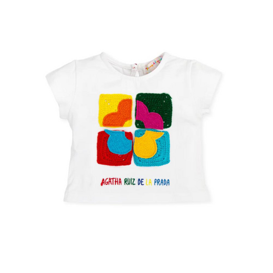 Agatha Ruiz De La Prada Camiseta Blanco Optico