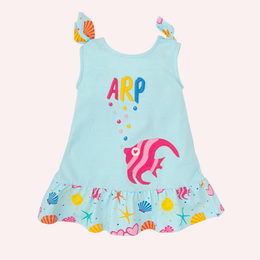 Agatha Ruiz De La Prada Aquamarine Sleeveless Dress