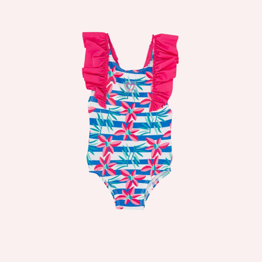 Agatha Ruiz De La Prada Blue Striped Swimsuit