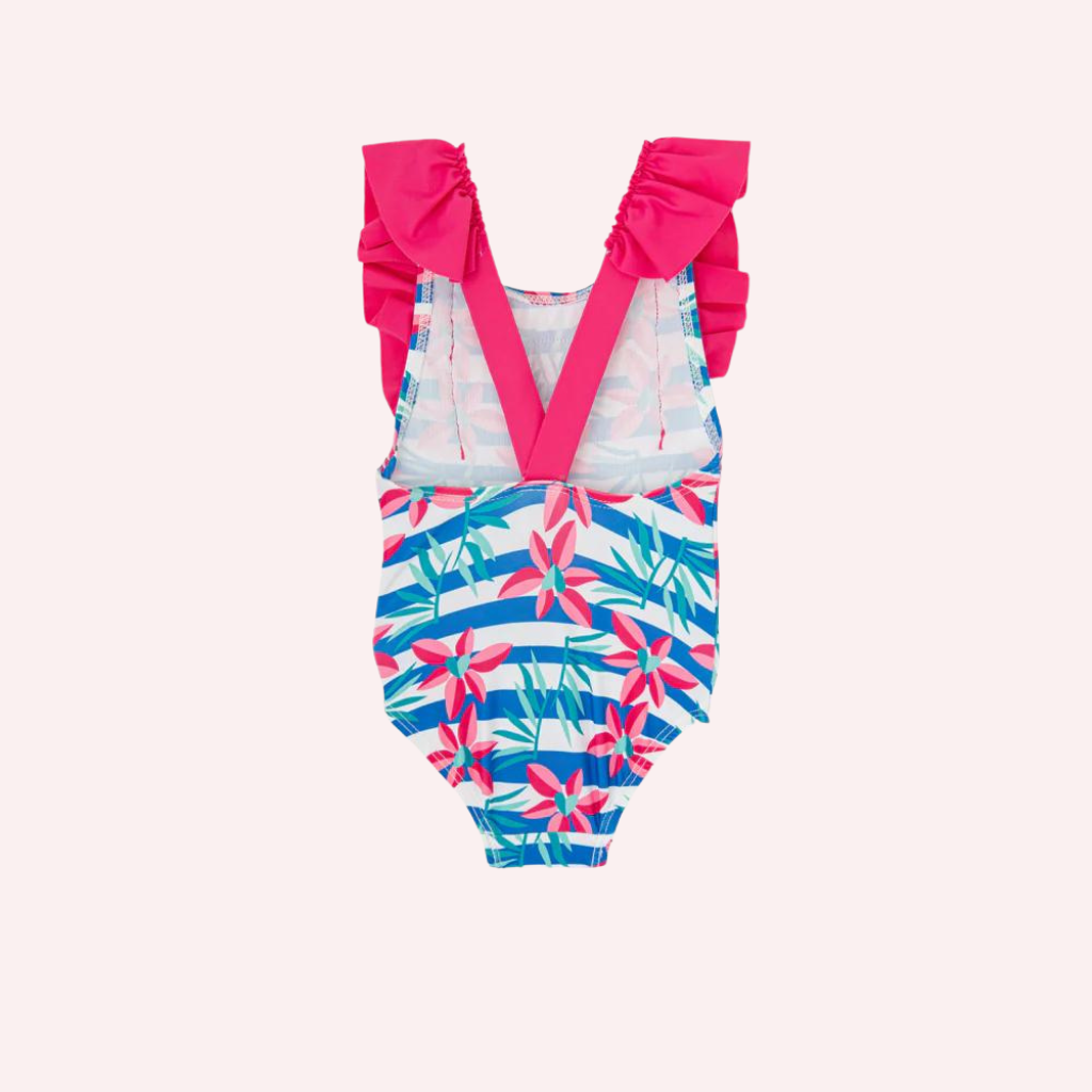 Agatha Ruiz De La Prada Blue Striped Swimsuit