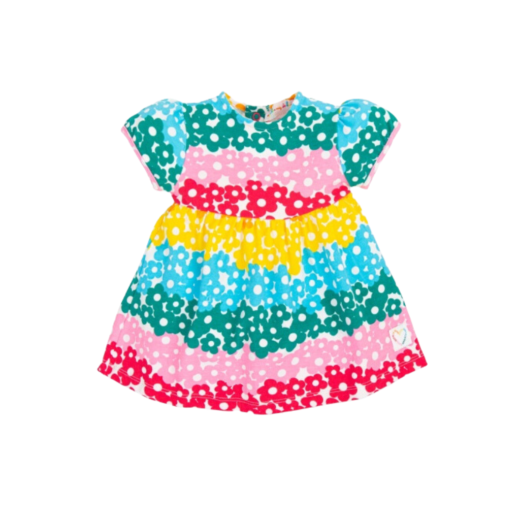 Agatha Ruiz De La Prada Colorful Flower Print Sleeveless Dress
