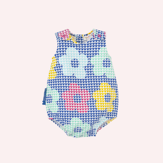 Agatha Ruiz De La Prada Electric Blue Flowers Babygrow