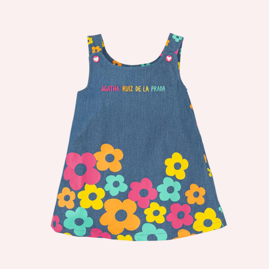 Agatha Ruiz De La Prada Indigo Flower Dress