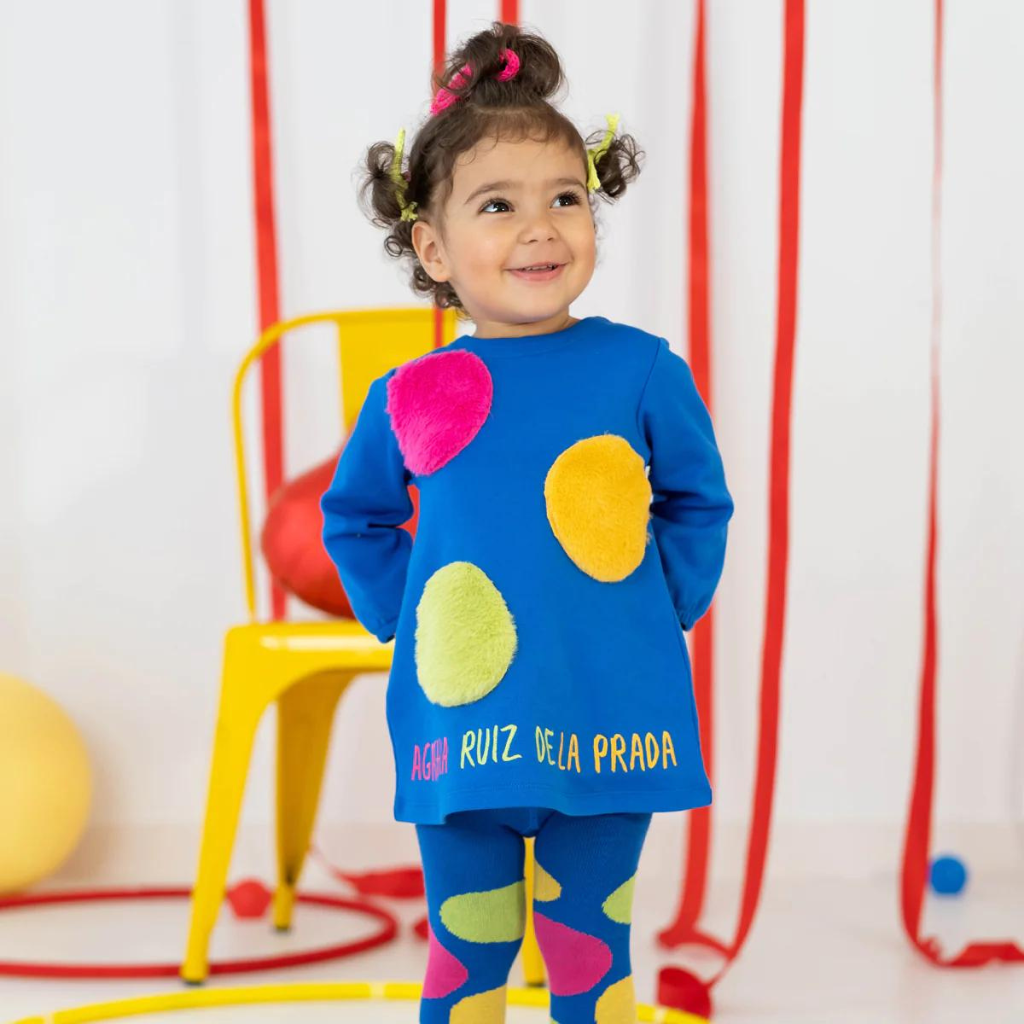 Agatha Ruiz De La Prada Knitted Roma Polka-dot Dress