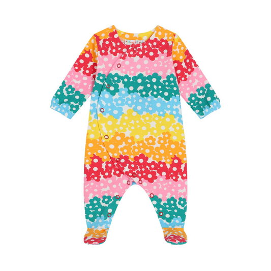 Agatha Ruiz De La Prada Multi-Colored Floral Babygrow