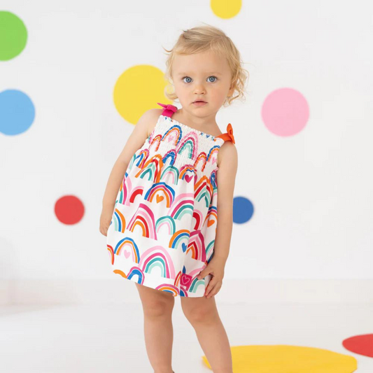 Agatha Ruiz De La Prada Multicolored Rainbow Dress