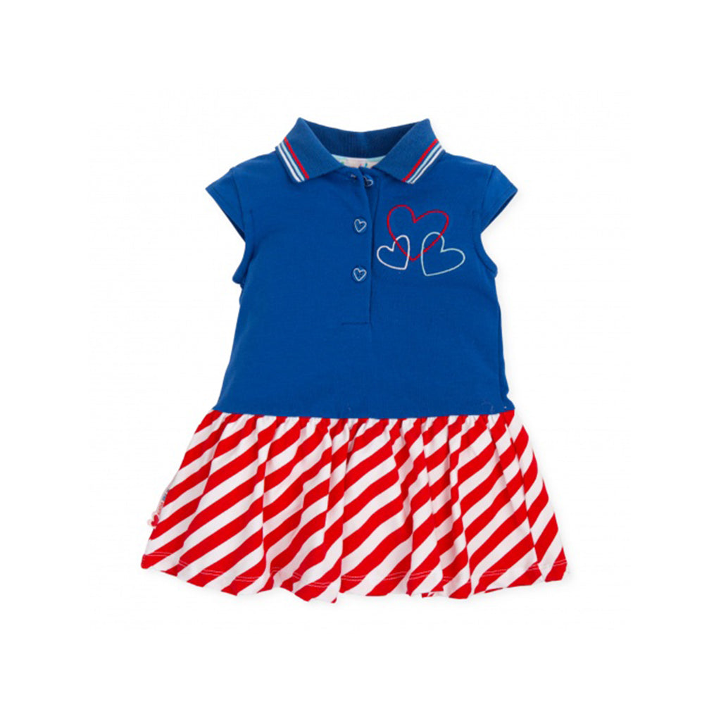 Agatha Ruiz De La Prada Red, White and Blue Polo Dress