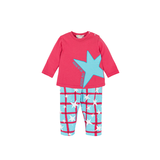 Agatha Ruiz De La Prada Star Paintings Coral 2 Piece Set