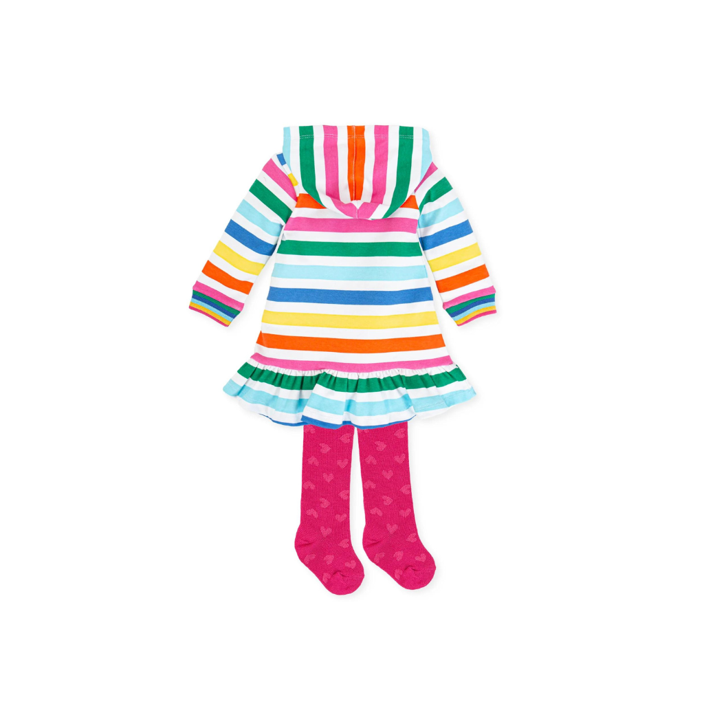 Agatha Ruiz De La Prada Striped Hooded Dress