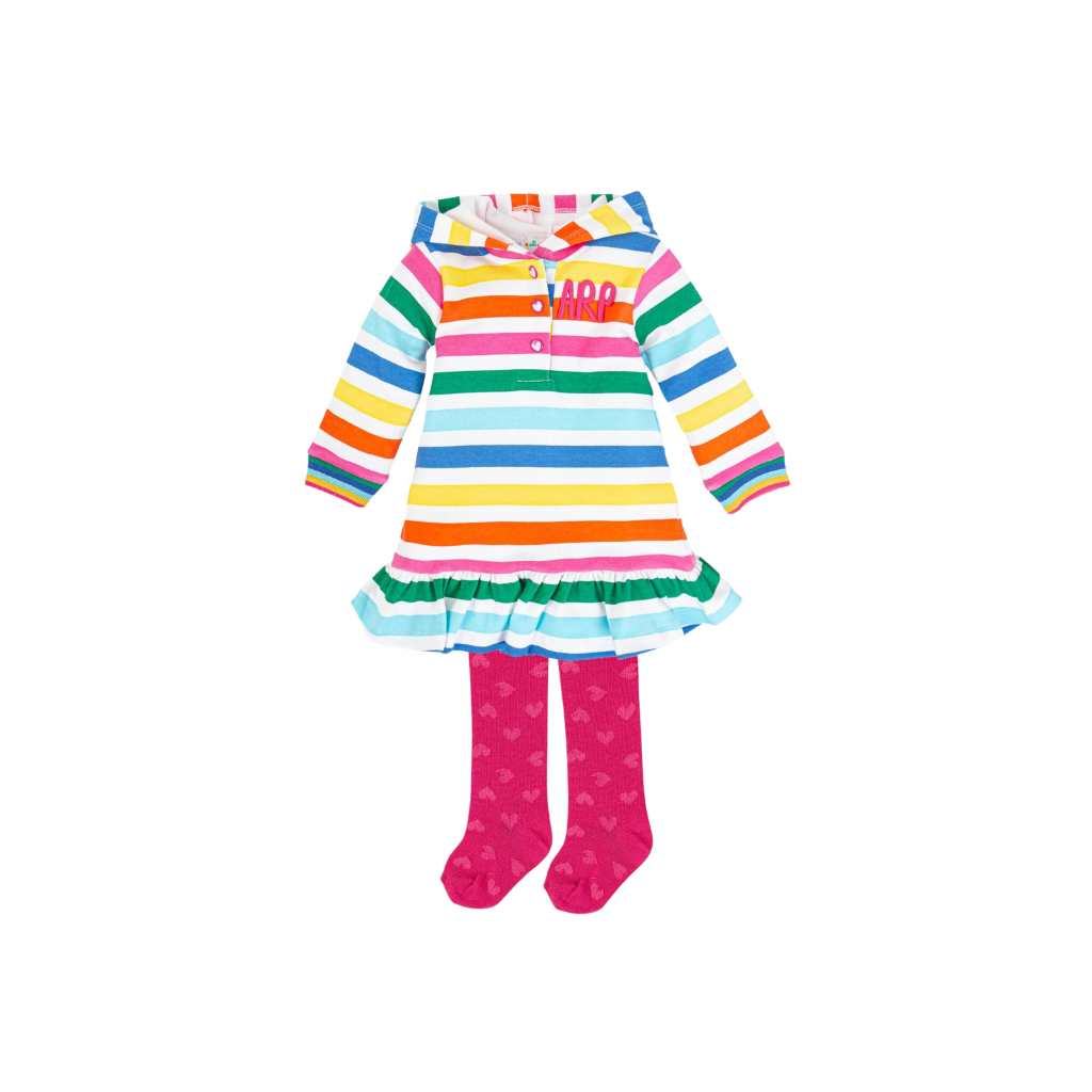 Agatha Ruiz De La Prada Striped Hooded Dress