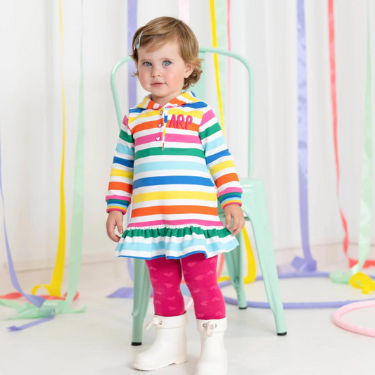 Agatha Ruiz De La Prada Striped Hooded Dress