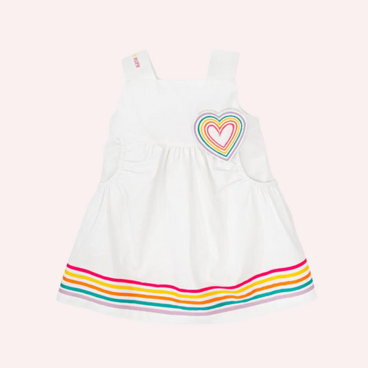 Agatha Ruiz De La Prada White Hearts Dress