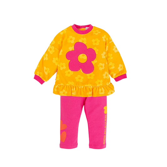 Agatha Ruiz De La Prada Yellow Flower 2 Piece Set