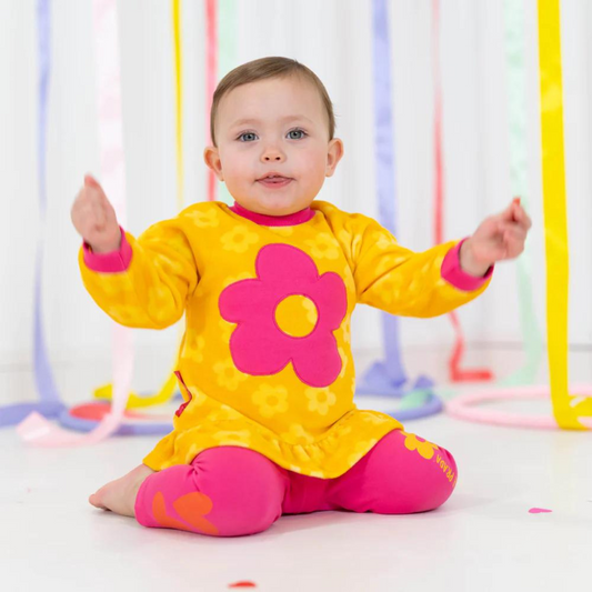Agatha Ruiz De La Prada Yellow Flower 2 Piece Set