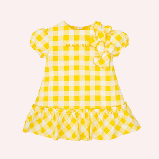 Agatha Ruiz De La Prada Yellow Vichy Dress