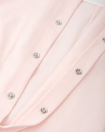 tutto piccolo PELELE LARGO CENEFA BORADA ROSA BEBÉ