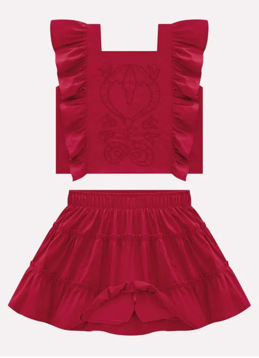 Milon Conjunto Falda Roja Ref.2000543-40094