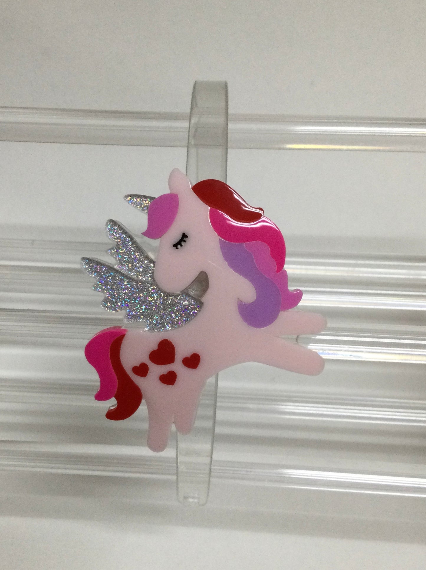 Lilies & Roses Unicorn Valentine’s Headband