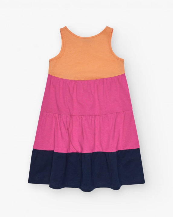 TucTuc NK Honolulu Vestido para niña es varios colores con tirantes anchos