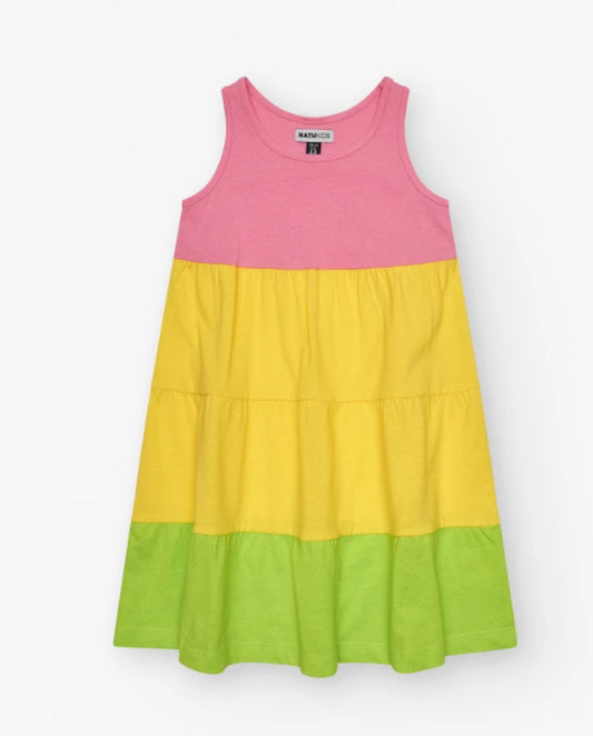 TucTuc NK Beach Stories Vestido sin mangas para niña en colores variados