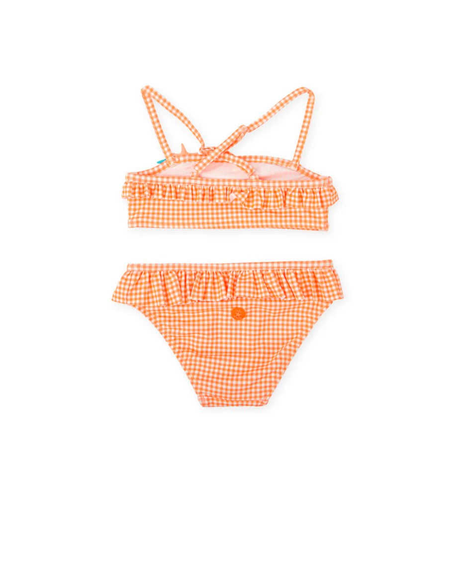 Tutto Piccolo Bikini Vichy Naranja