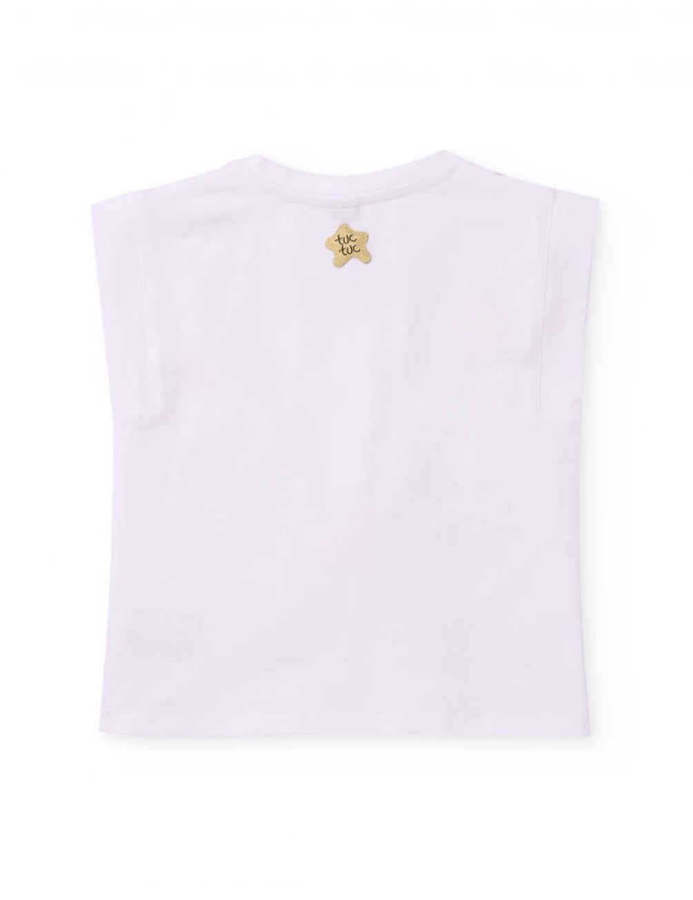 TucTuc Conjunto De Blusa Sin Mangas Y Falda Bordada Floral