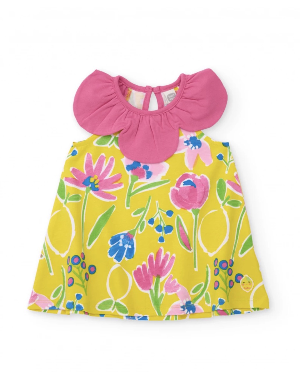 TucTuc Vestido Cuello Pétalo