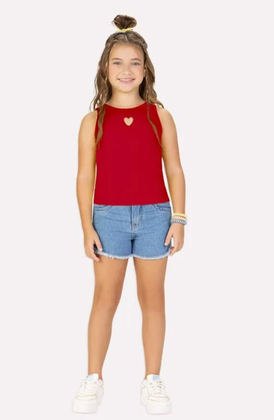 Kyly Top Rojo Corazón