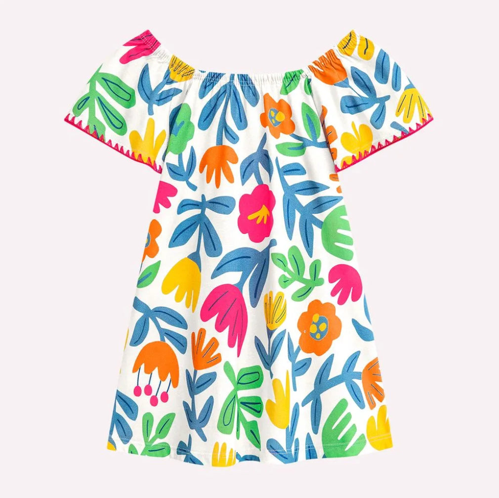 Nanai Vestido Niña Estampado Floral