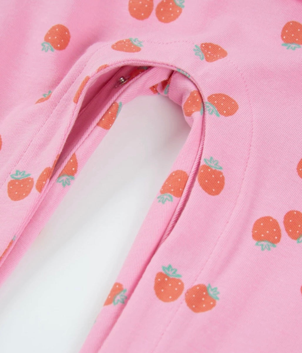 TucTuc Pelele Apliques En Relieve Estampado Fresitas