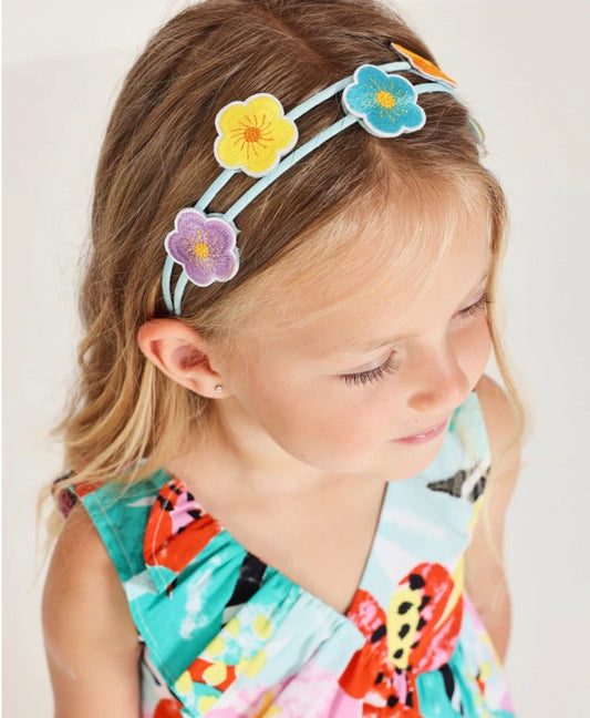 TucTuc Diadema De Flores Bordadas