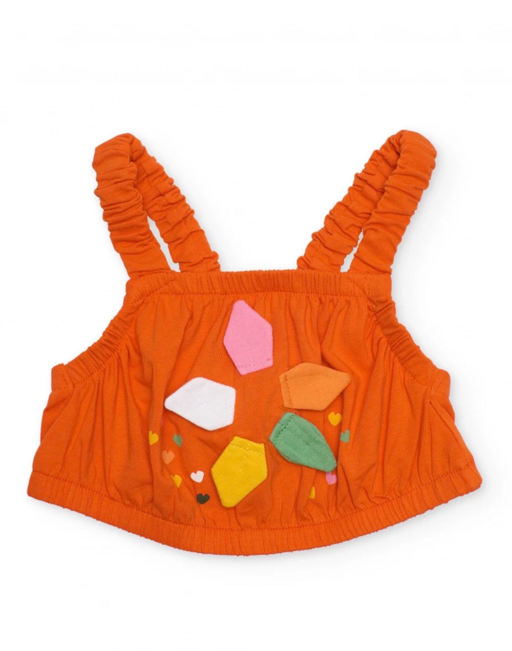 TucTuc Conjunto Top Y Falda Con Bordado Decorativo