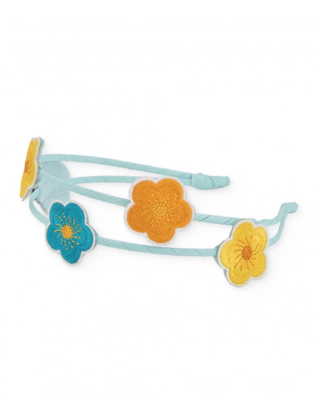 TucTuc Diadema De Flores Bordadas