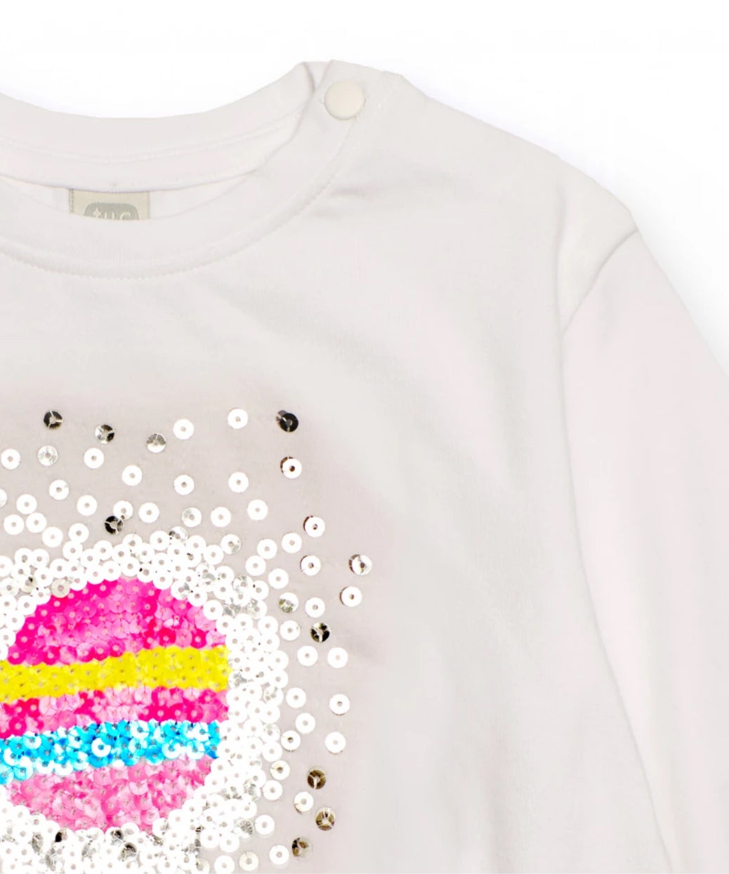 TucTuc  Conjunto Niña Sudadera Felpa Lentejuelas De Planeta y Pantalón Bordado Cohete