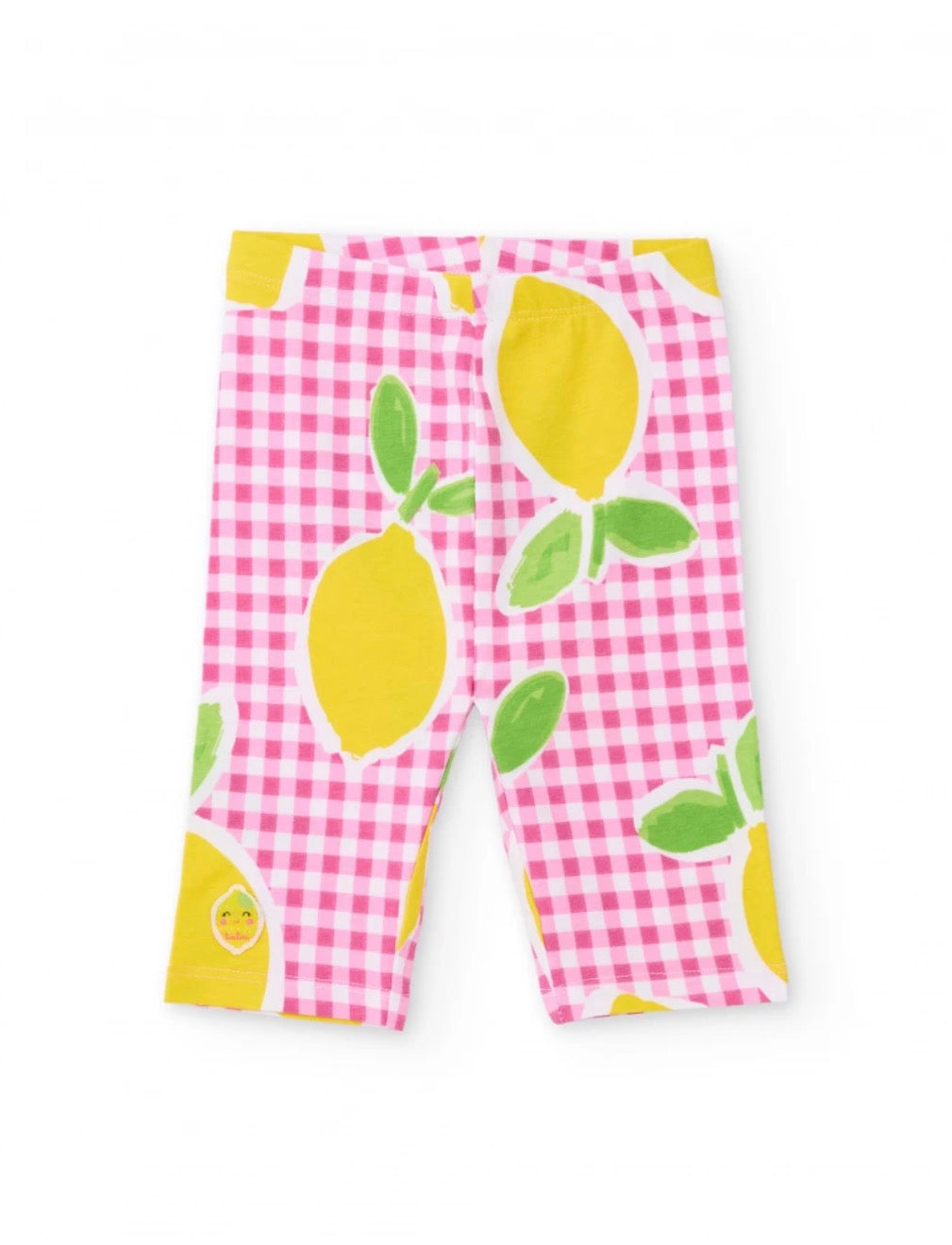 TucTuc Conjunto Camiseta Con Limón Y Legging En Fondo Vichy