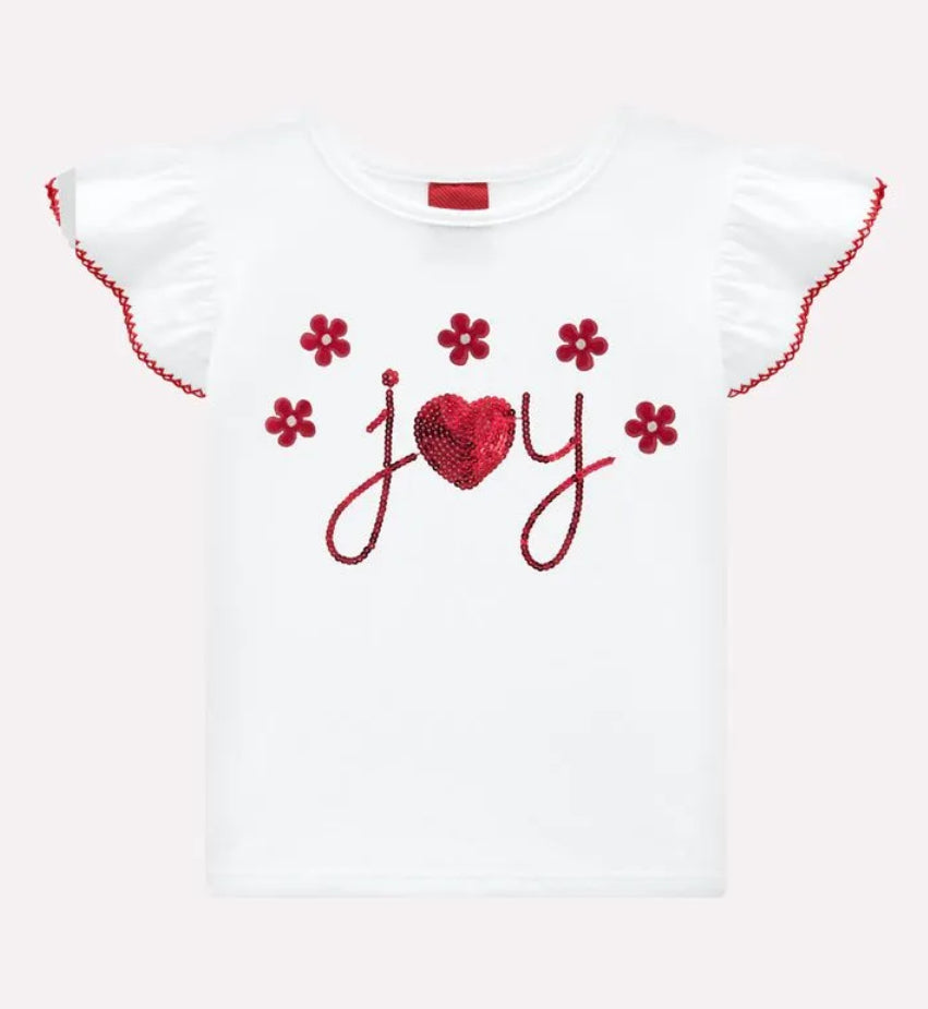 Kyly Conjunto Rojo Joy Lentejuelas