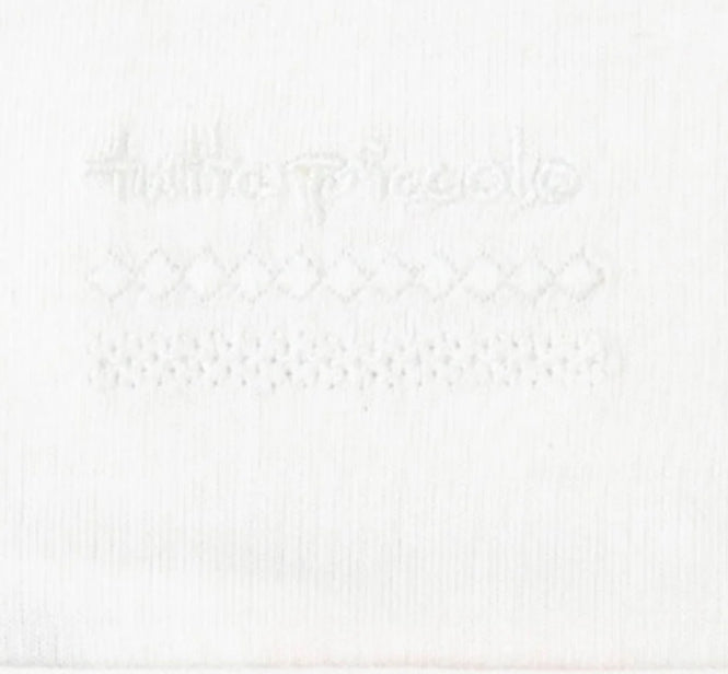 Tutto Piccolo Gorro Bordado Blanco Óptico Recién Nacido