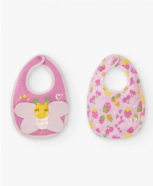 TucTuc Pack Baberros Para Niña Color Rosa