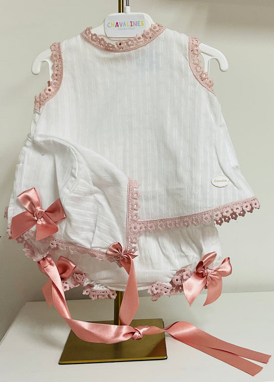 Cocote Baby & Kids Chambrita Calada 3P Rosa