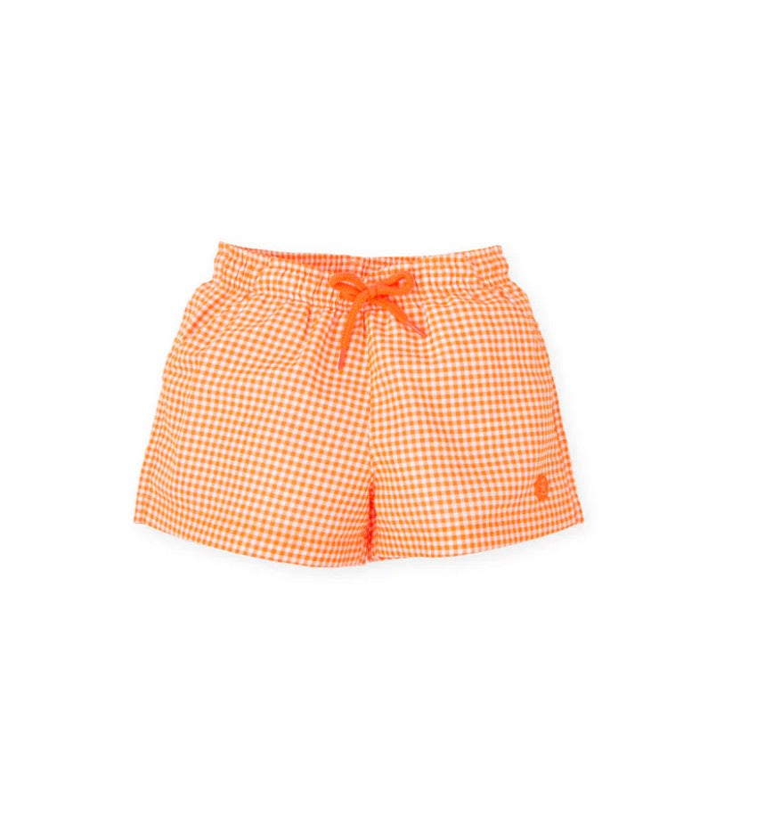 Tutto Piccolo Boxer Vichy Naranja