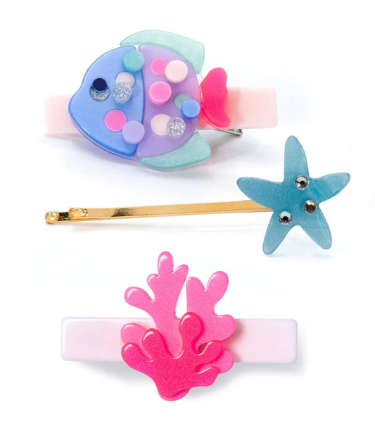 Lilies & Roses Fish Neon Under The Sea Hair Clips