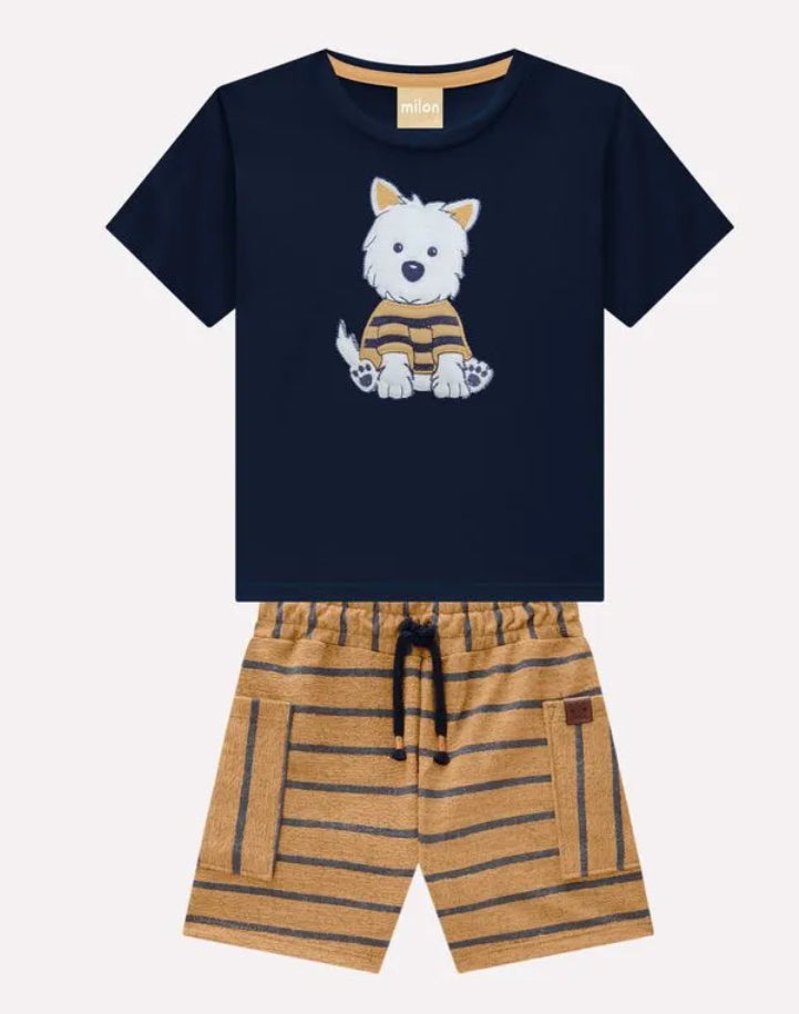 Milon Set Rayas Yorkie