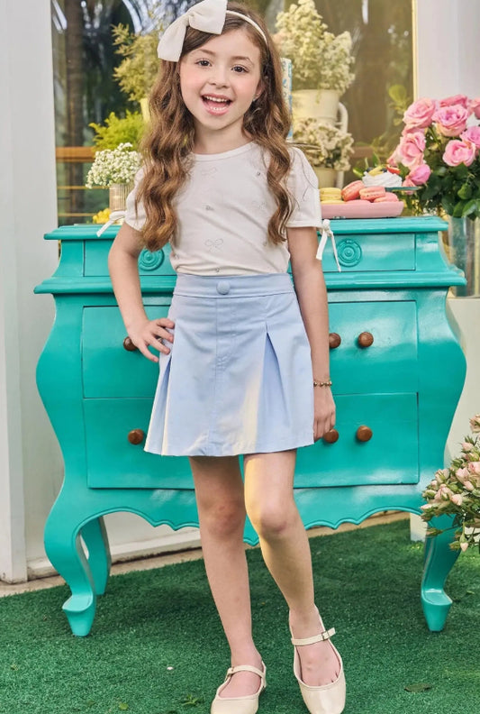 Kukiê Conjunto Blusa Y Short Azul